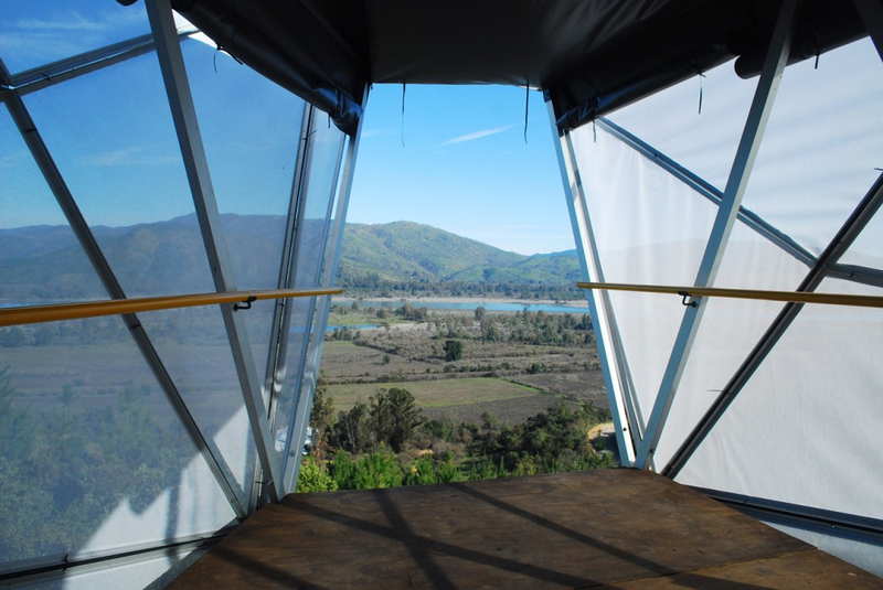 Illustration for article titled An Alien Cocoon? No, It's an Alpine Shelter For Mountain Bikers